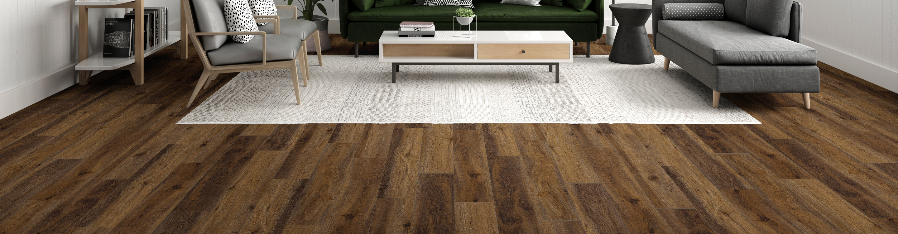 Hardwood Flooring in Living Room